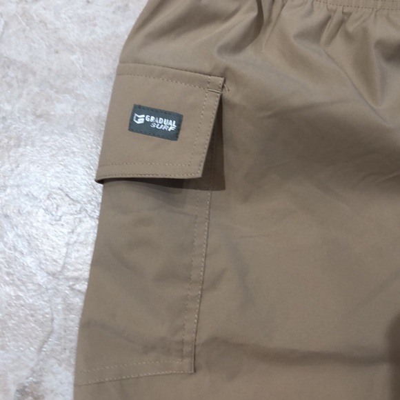 NWT Gradual Tan Board Shorts Swim Trunks XXXL - Picture 3 of 5